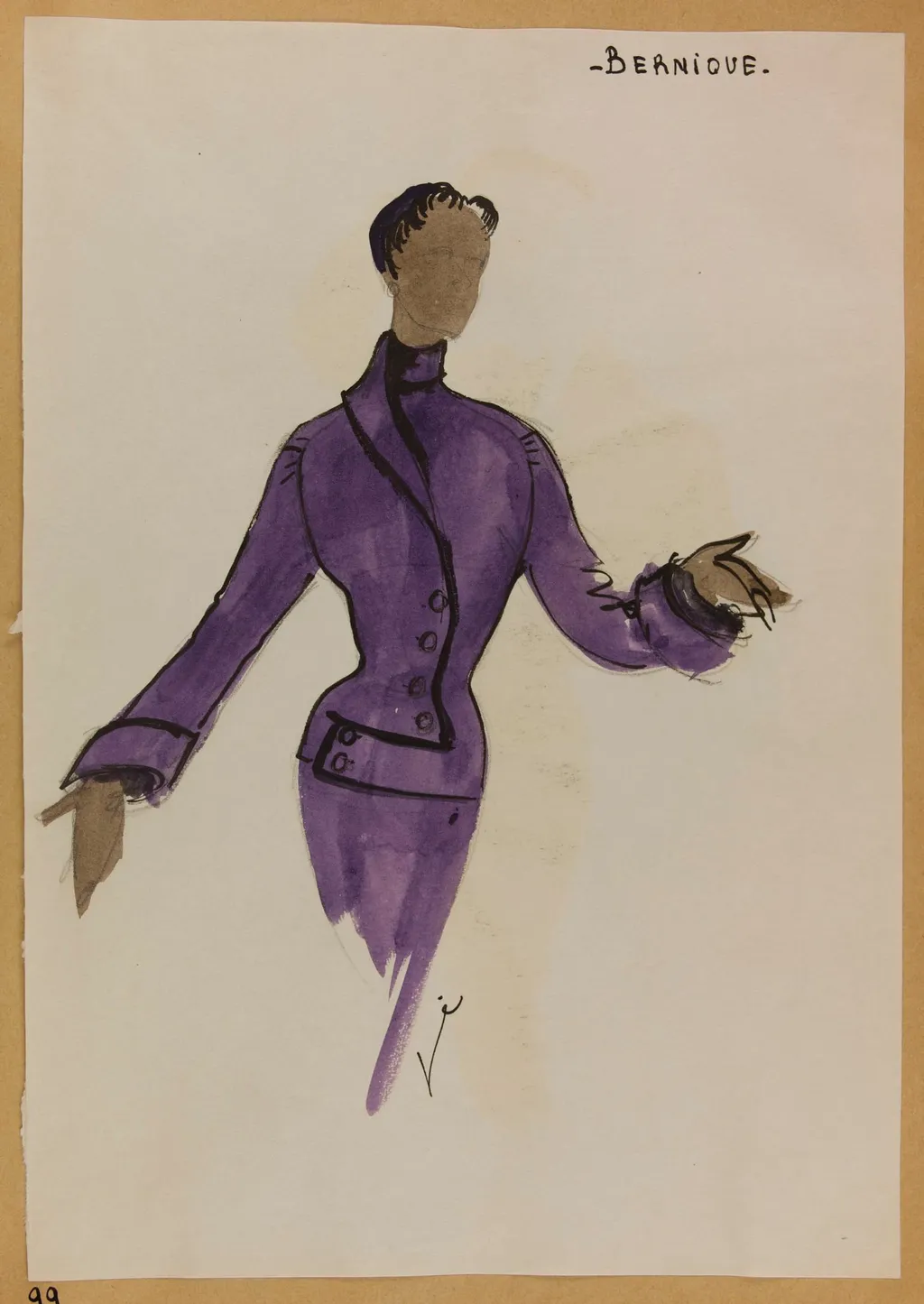 Bernique, by Carven, 1952