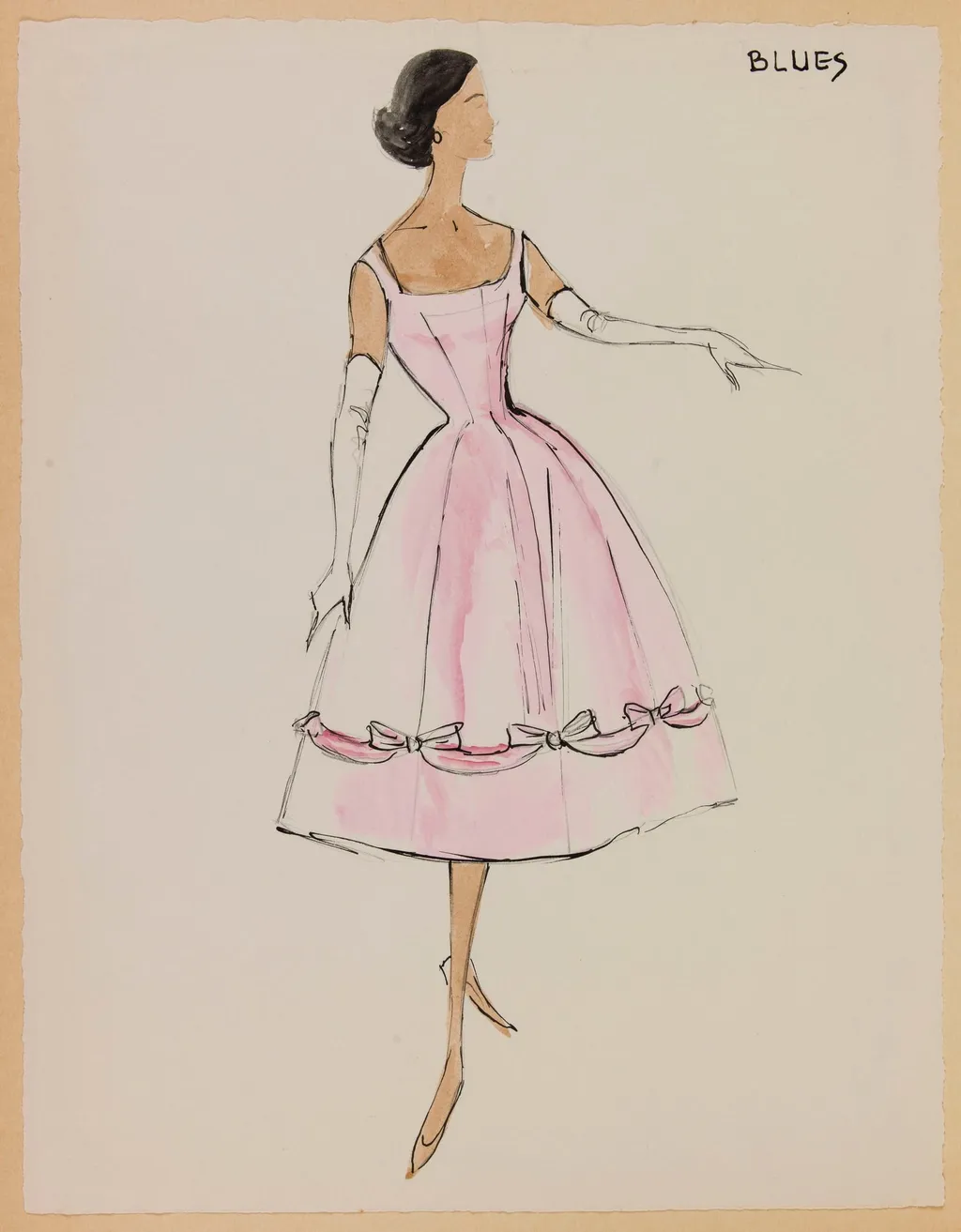 Blues, by Carven, 1956