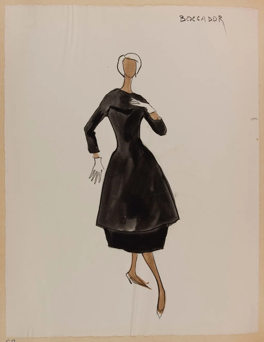 Boccador, by Carven, 1956