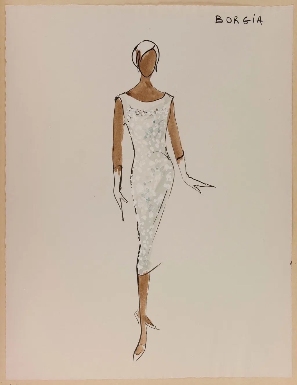 Borgia, by Carven, 1956