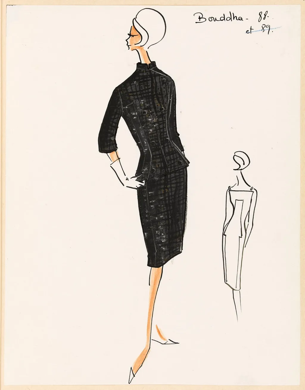 Bouddha, by Carven, 1959