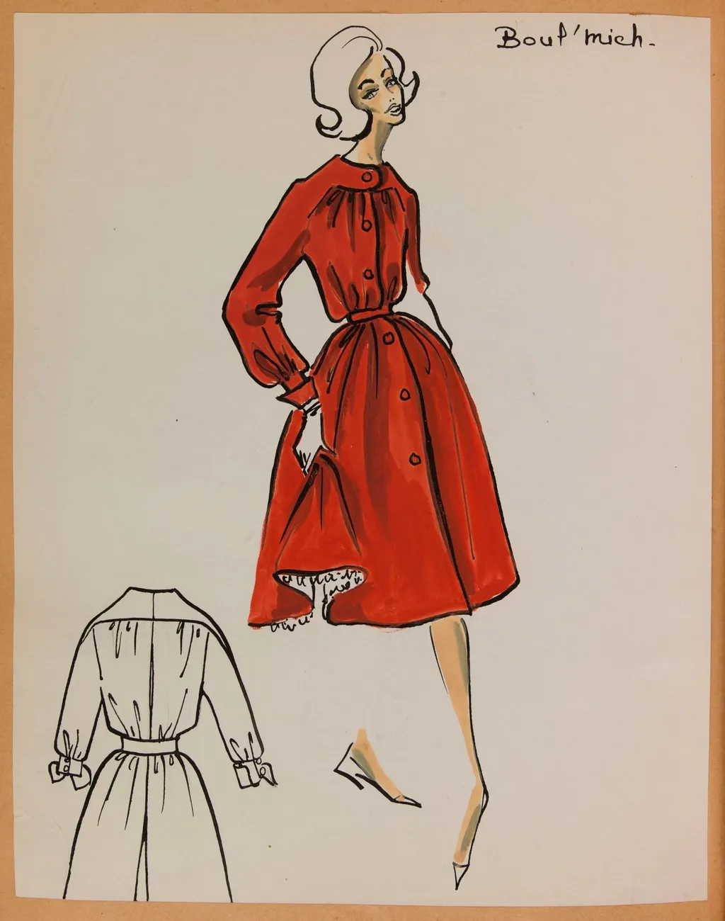 Boul'mich, by Carven, 1958