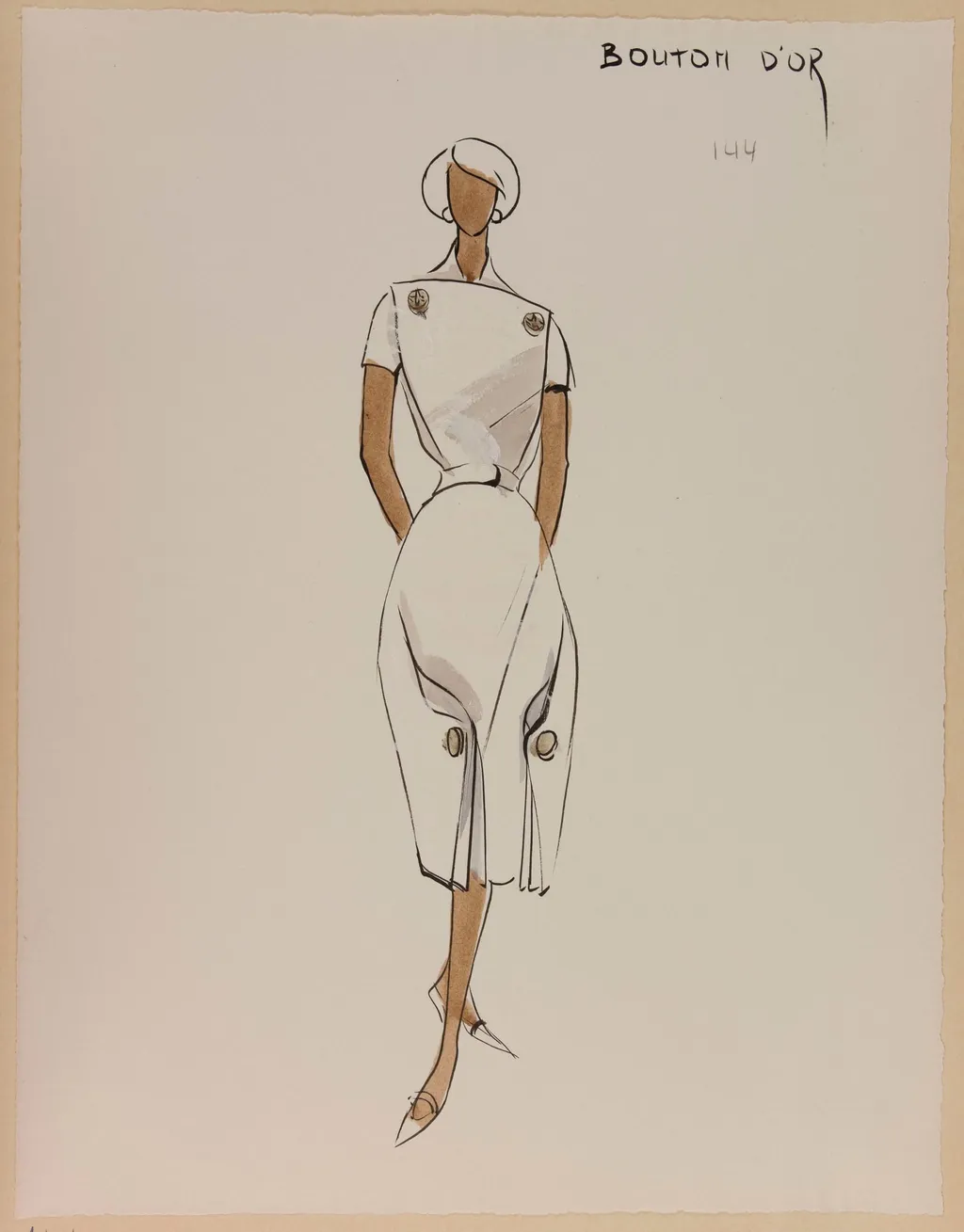 Bouton d'or, by Carven, 1956