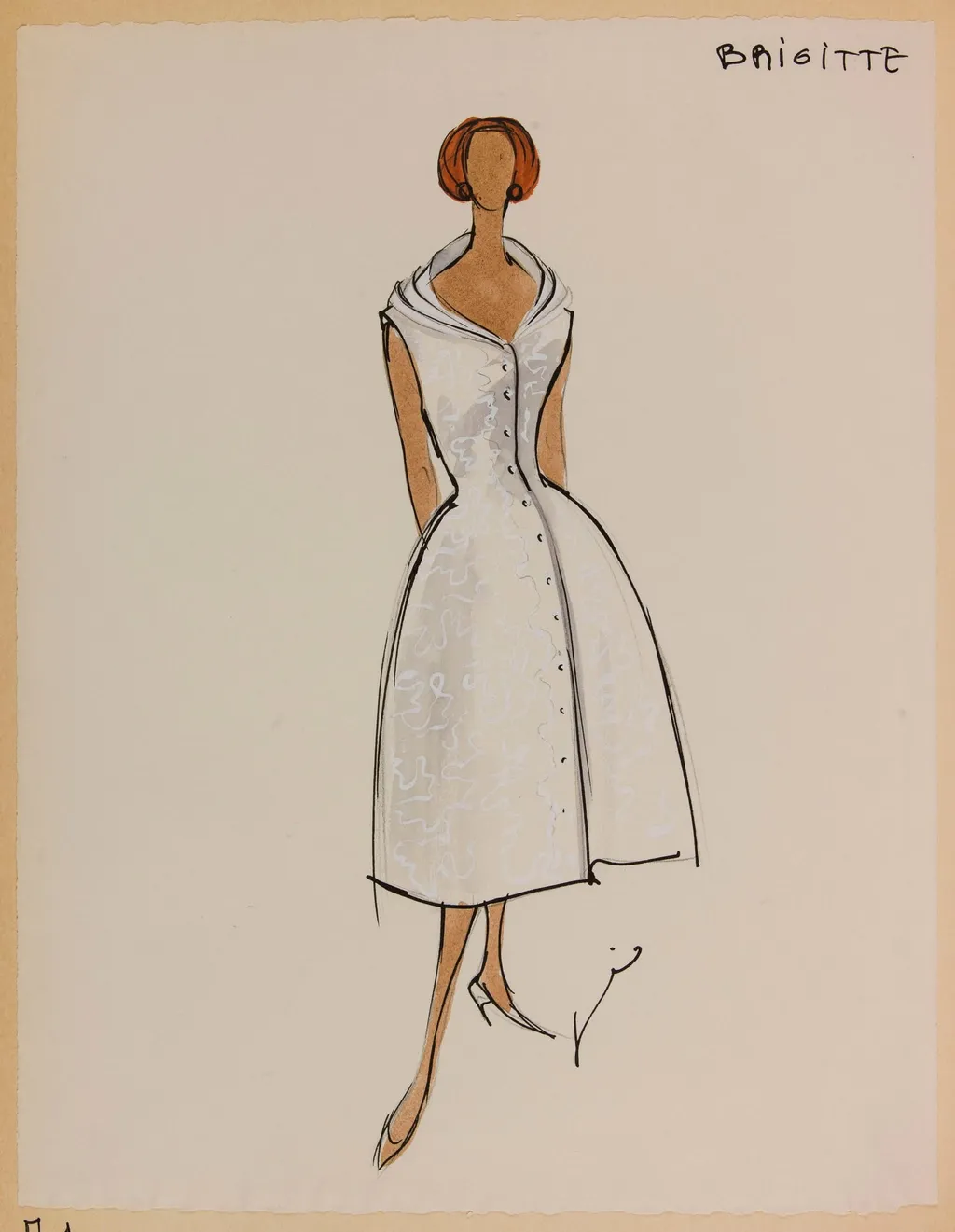 Brigitte, by Carven, 1956