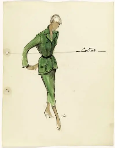 'Cactus', by Carven, 1951