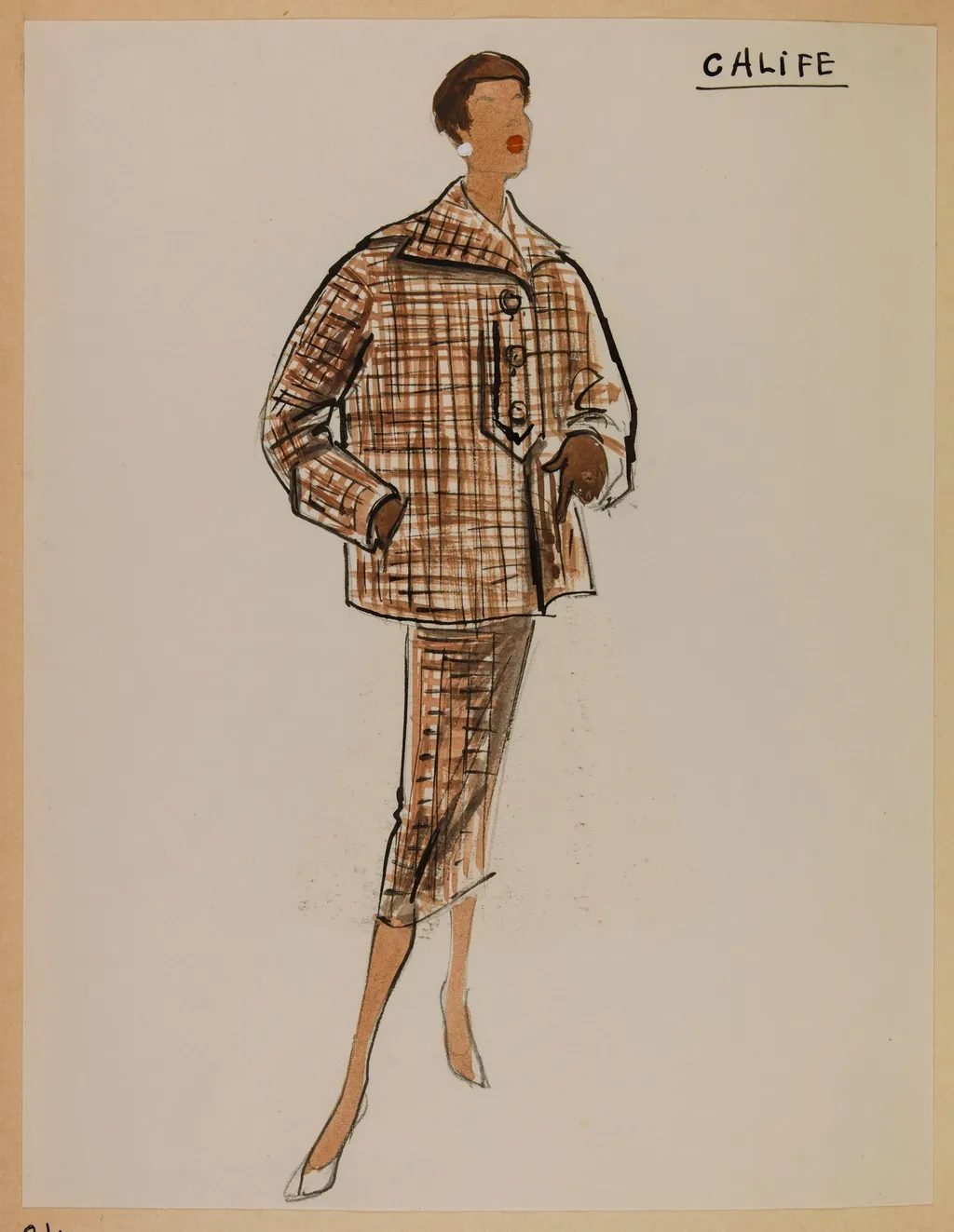 Calife, by Carven, 1953