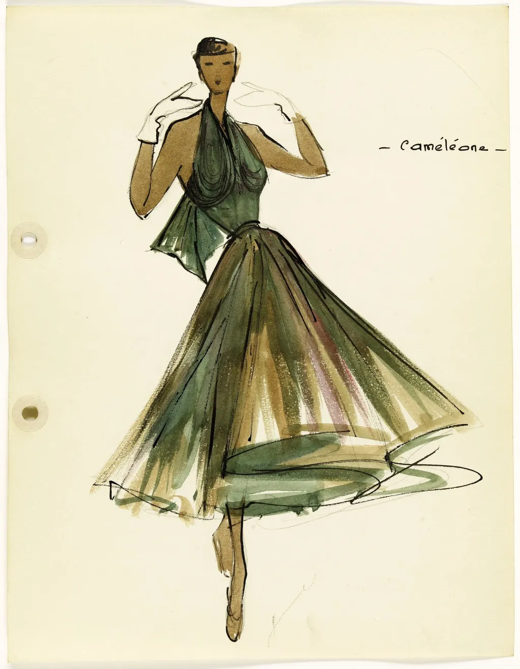 'Caméléone', by Carven, 1951