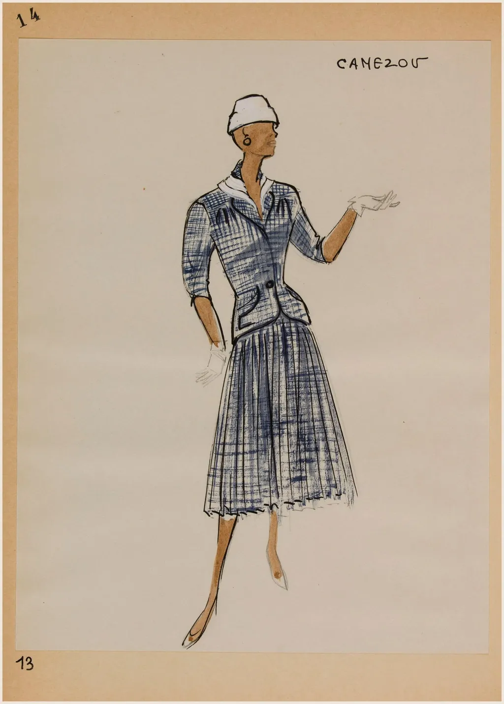 Canezou, by Carven, 1956