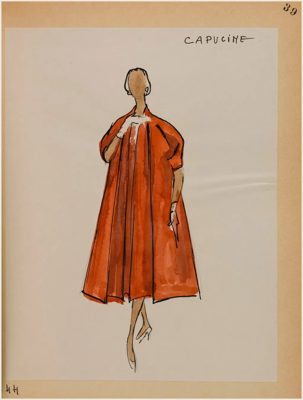 Capucine, by Carven, 1956