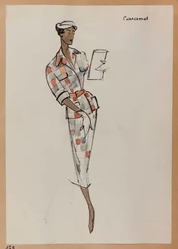 Caramel, by Carven, 1951