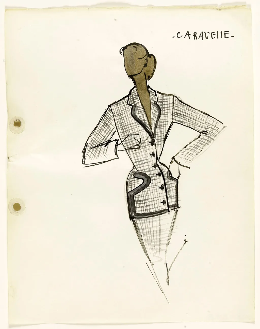 'Caravelle', by Carven, 1951