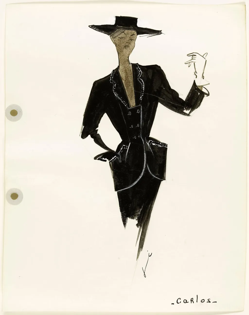 'Carlos', by Carven, 1951