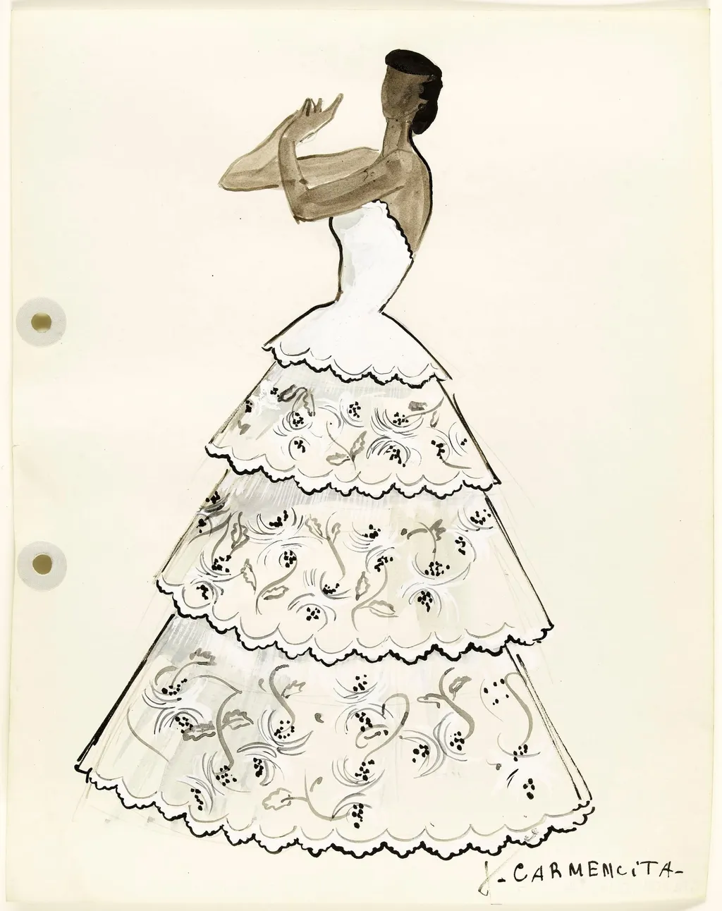 'Carmencita', by Carven, 1951