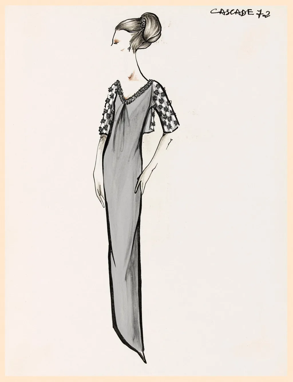 Cascade, by Carven, 1962