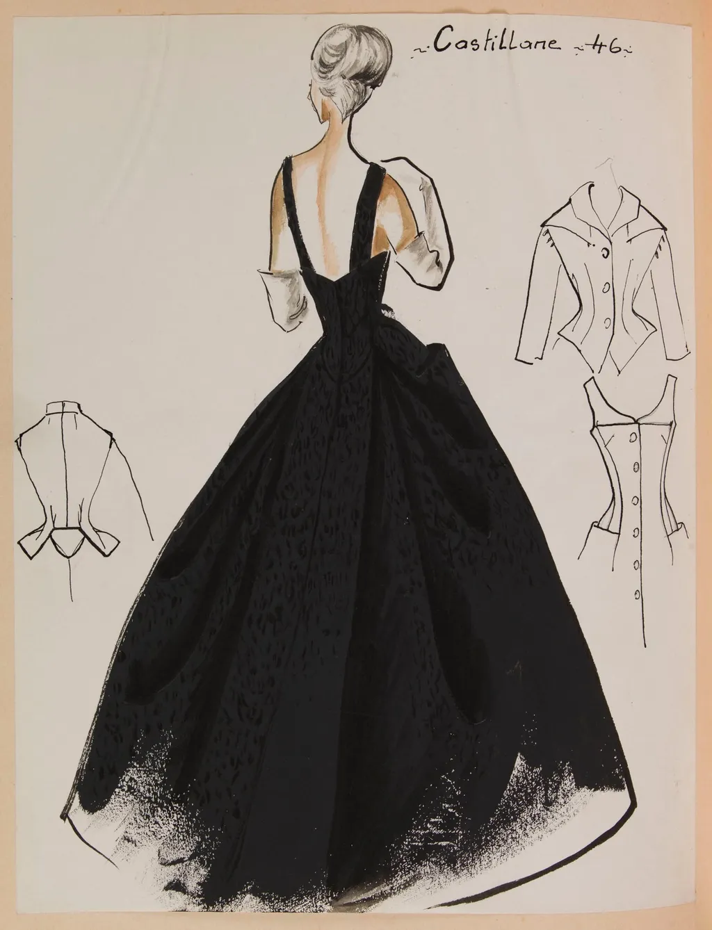Castillane, by Carven, 1958