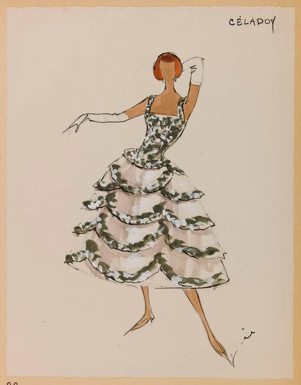 Céladon, by Carven, 1956