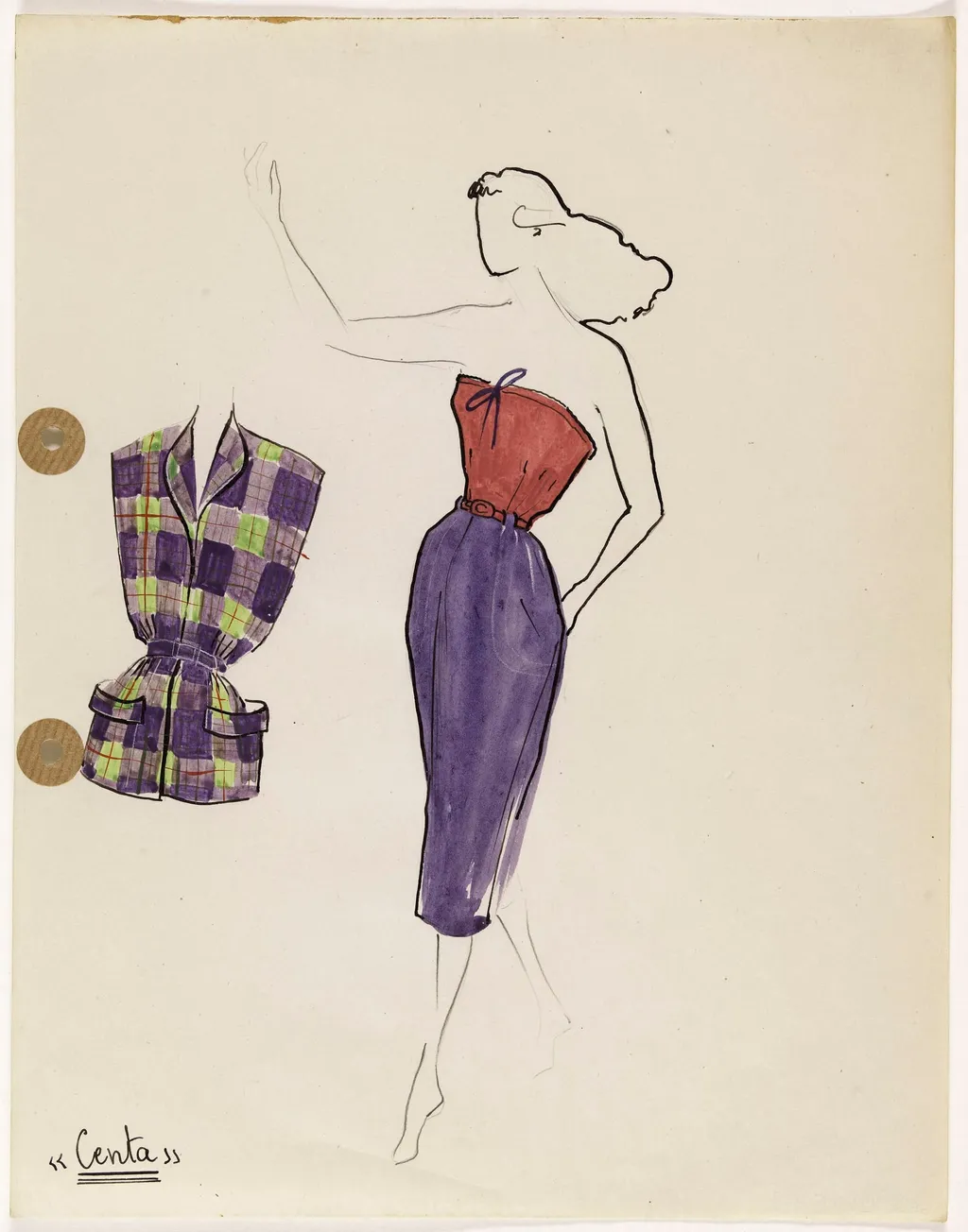 'Centa'', by Carven, 1949