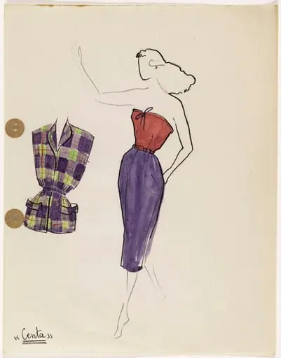 'Centa'', by Carven, 1949