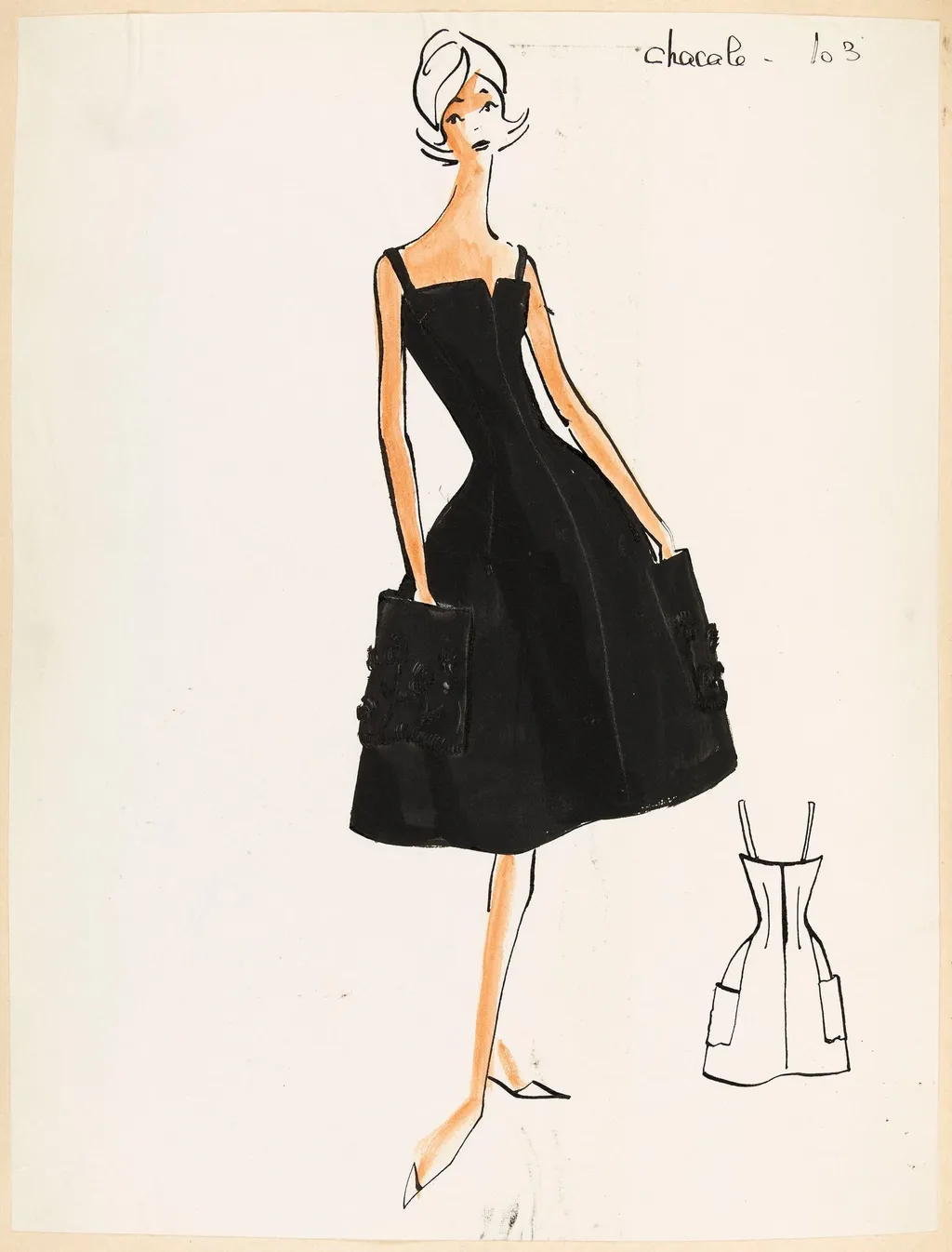 Chacale, by Carven, 1959