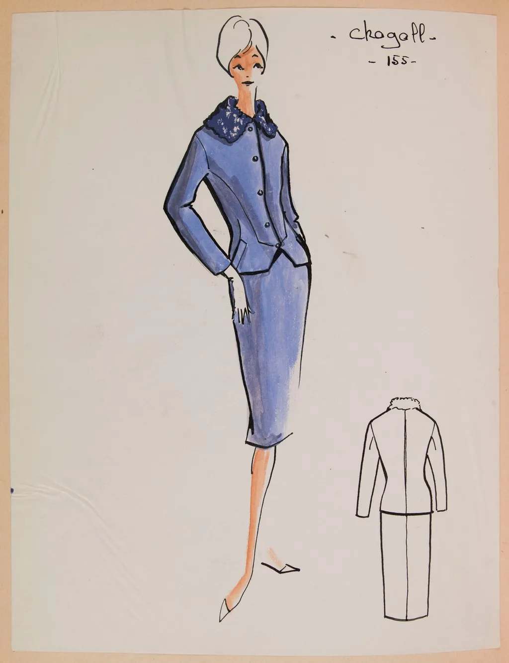Chagall, by Carven, 1958