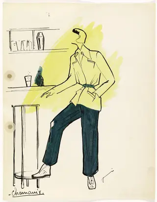 'Chamonix', by Carven, 1949
