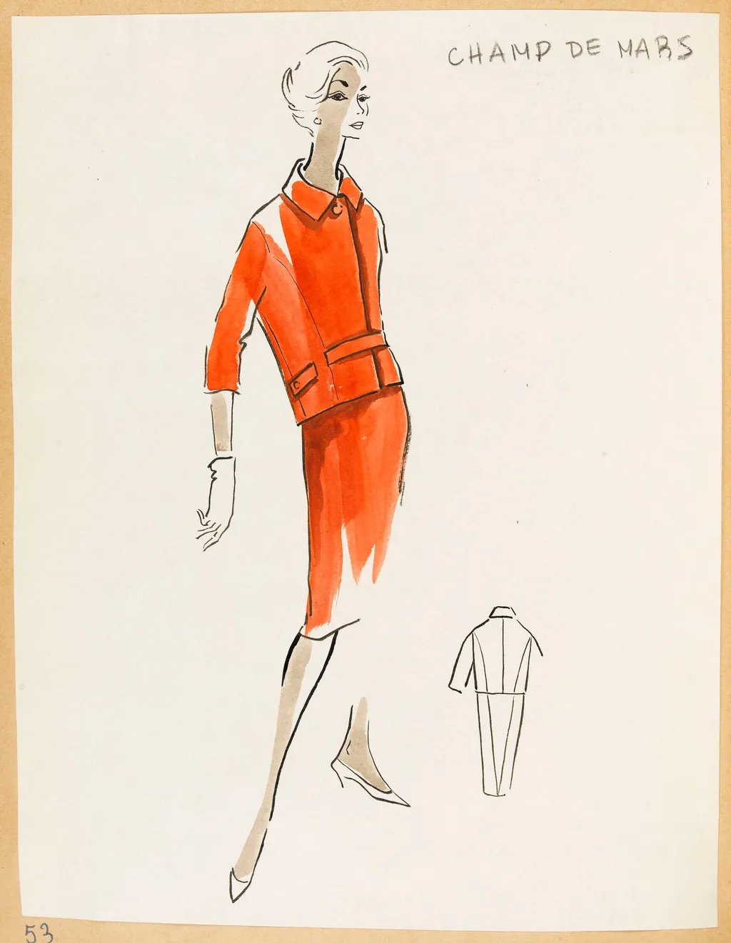 Champ de mars, by Carven, 1957