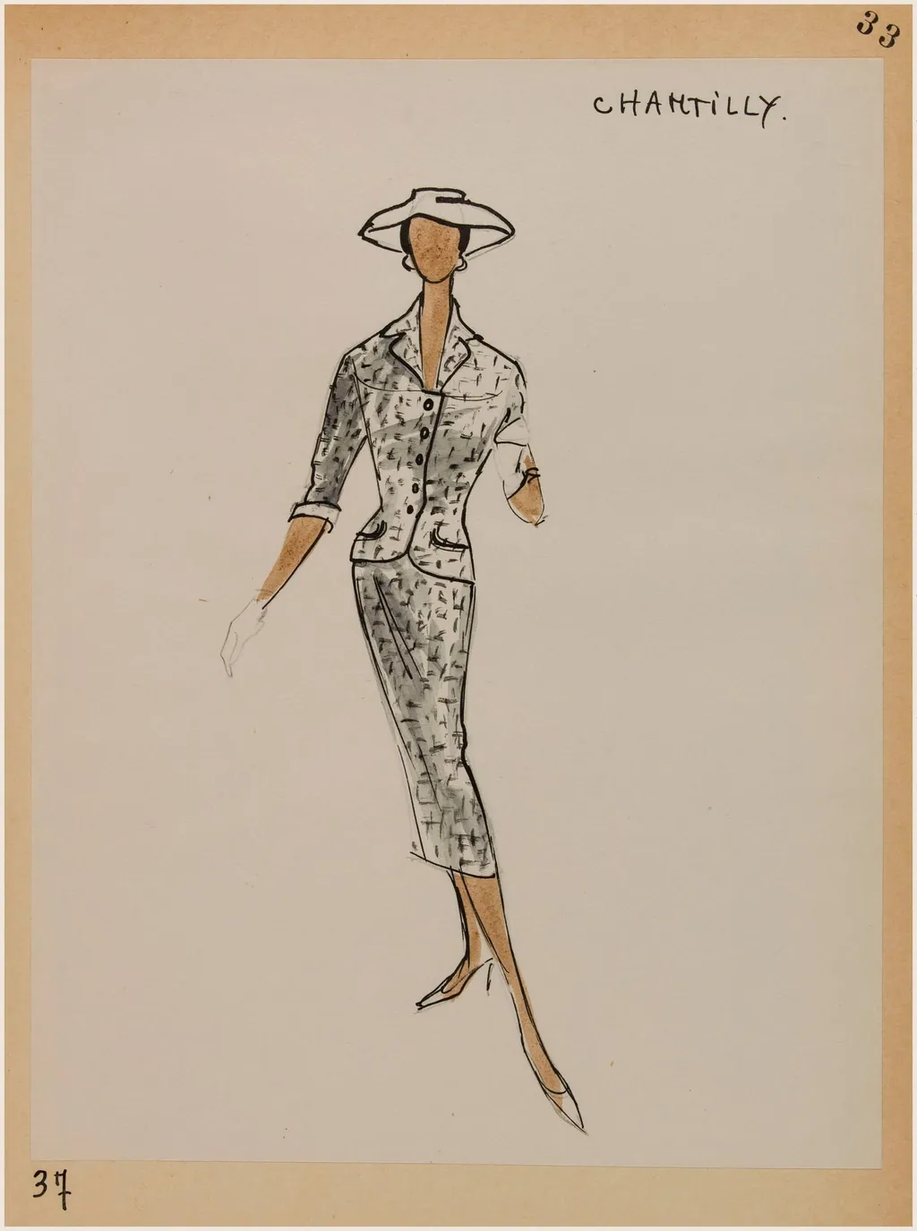 Chantilly, by Carven, 1956