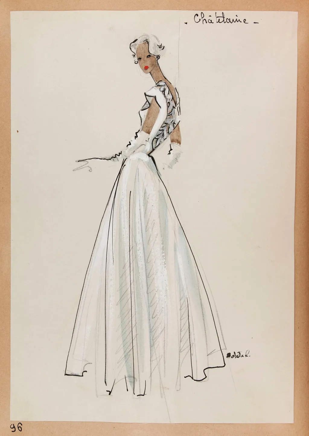 Châtelaine, by Carven, 1951