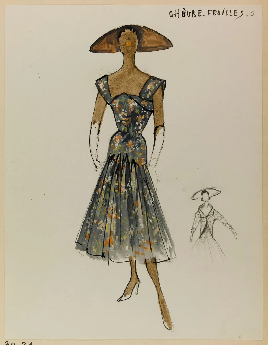 Chèvrefeuilles, by Carven, 1953