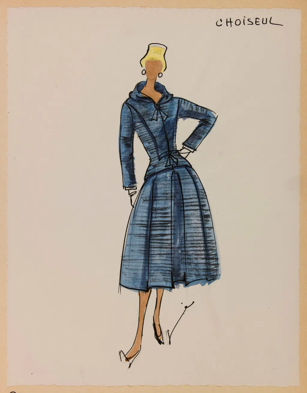 Choiseul, by Carven, 1956