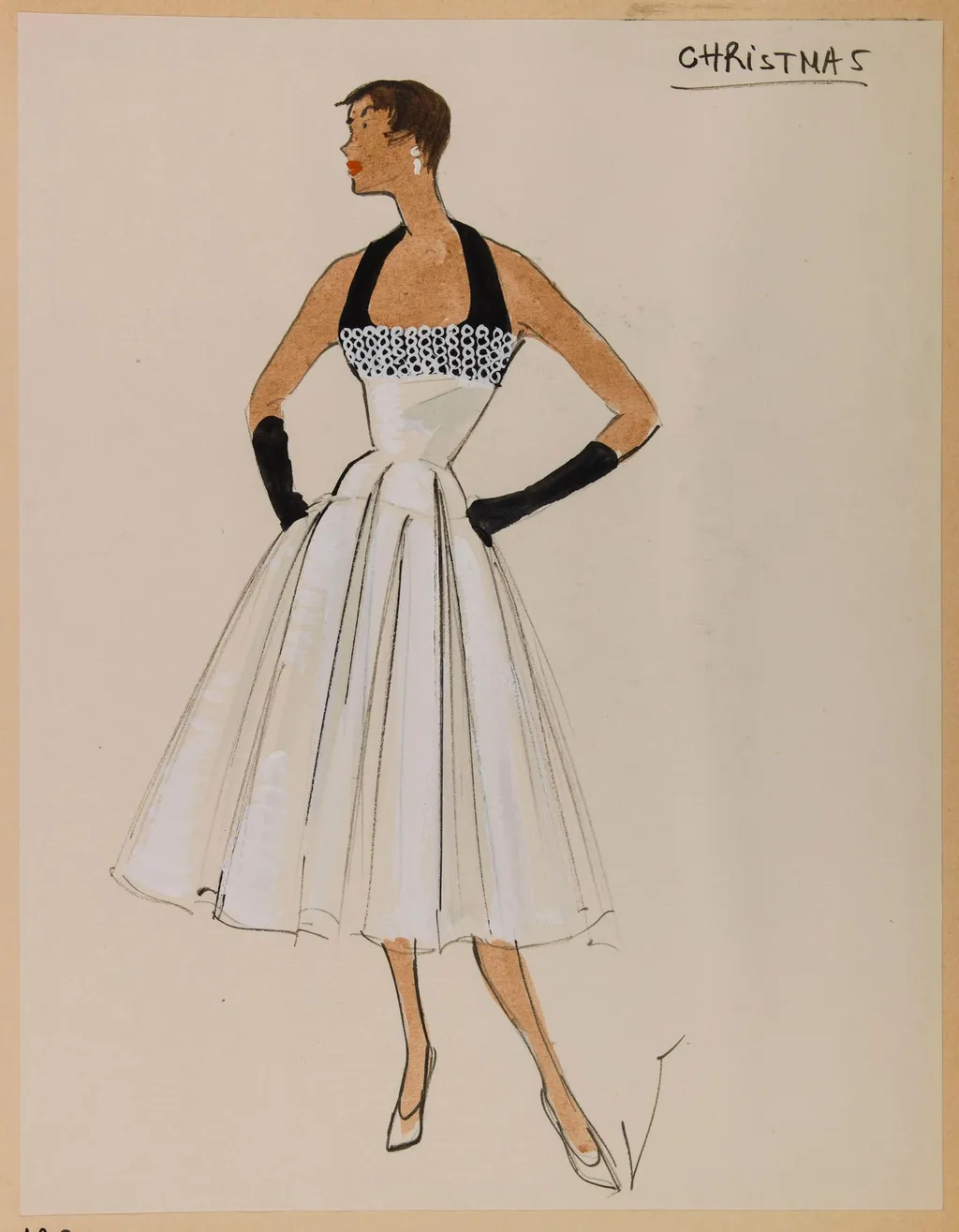 Christmas, by Carven, 1953