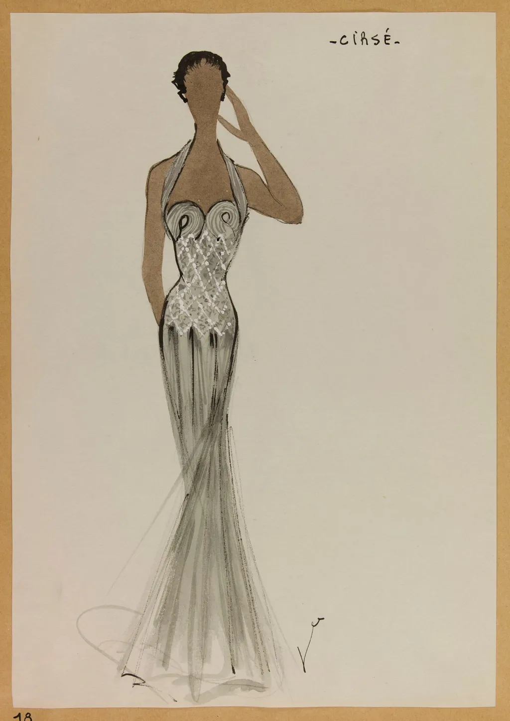 Cirsé, by Carven, 1952