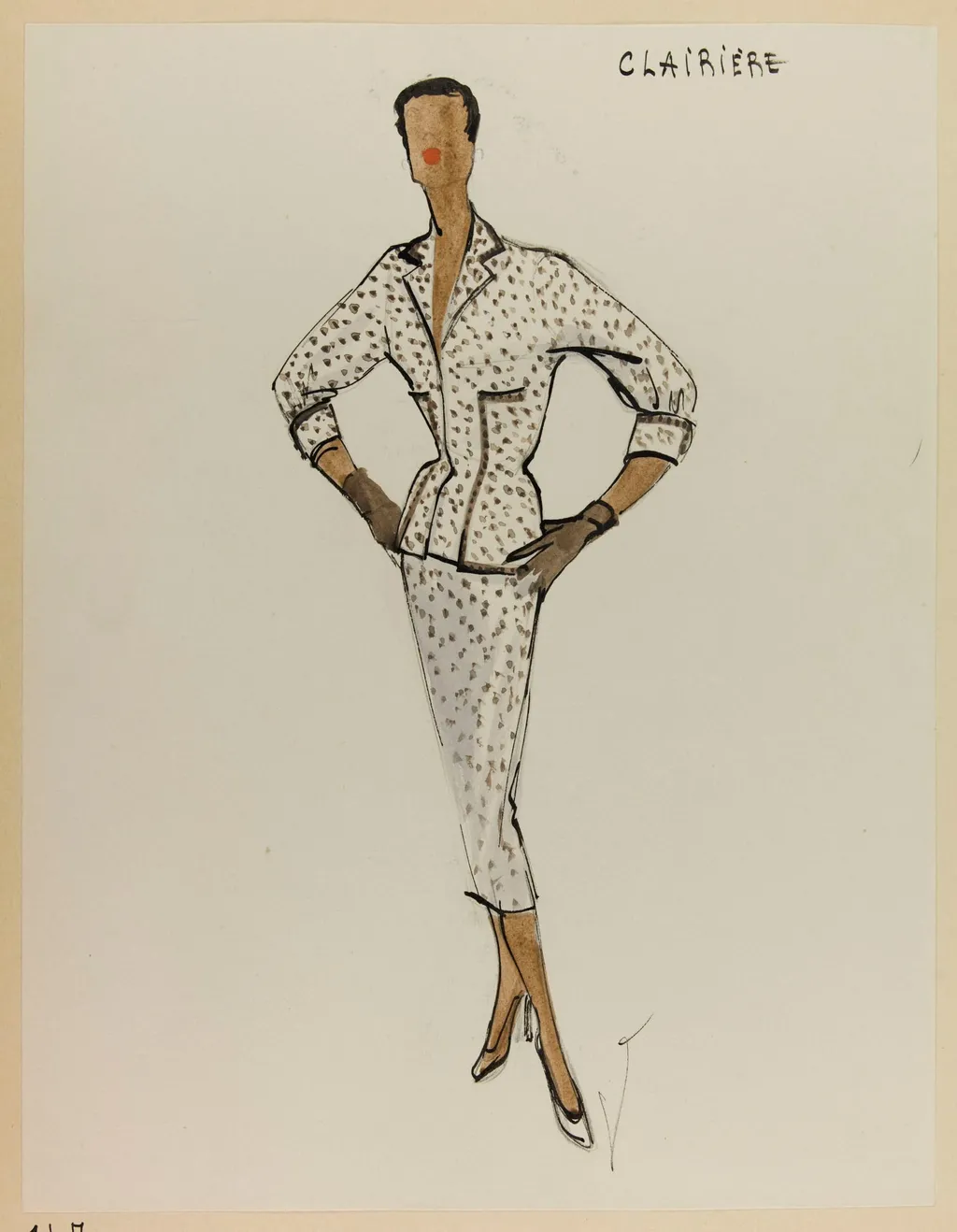 Clairière, by Carven, 1953