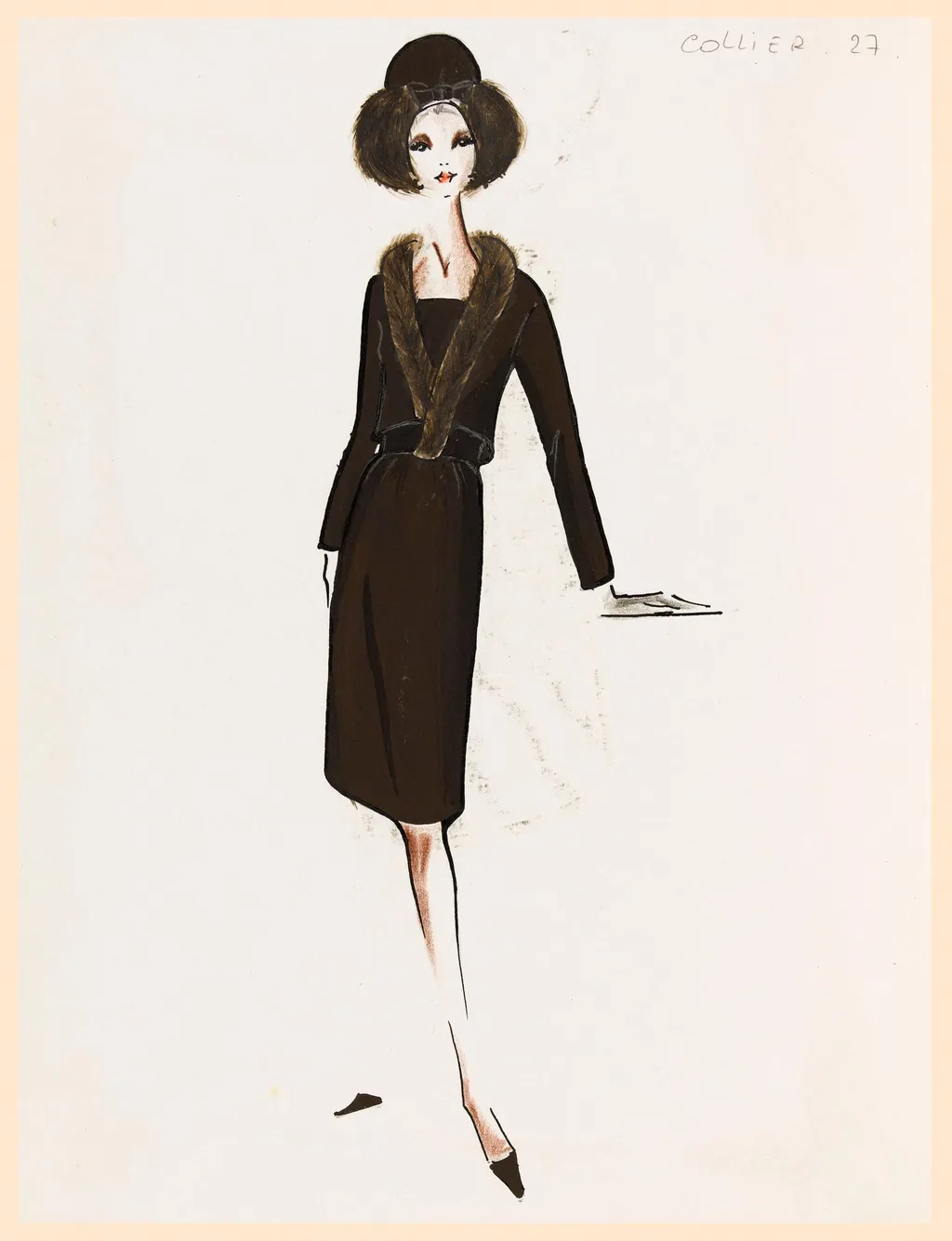 Collier, by Carven, 1962