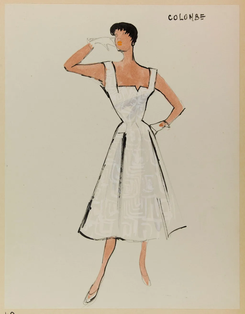 Colombe, by Carven, 1953