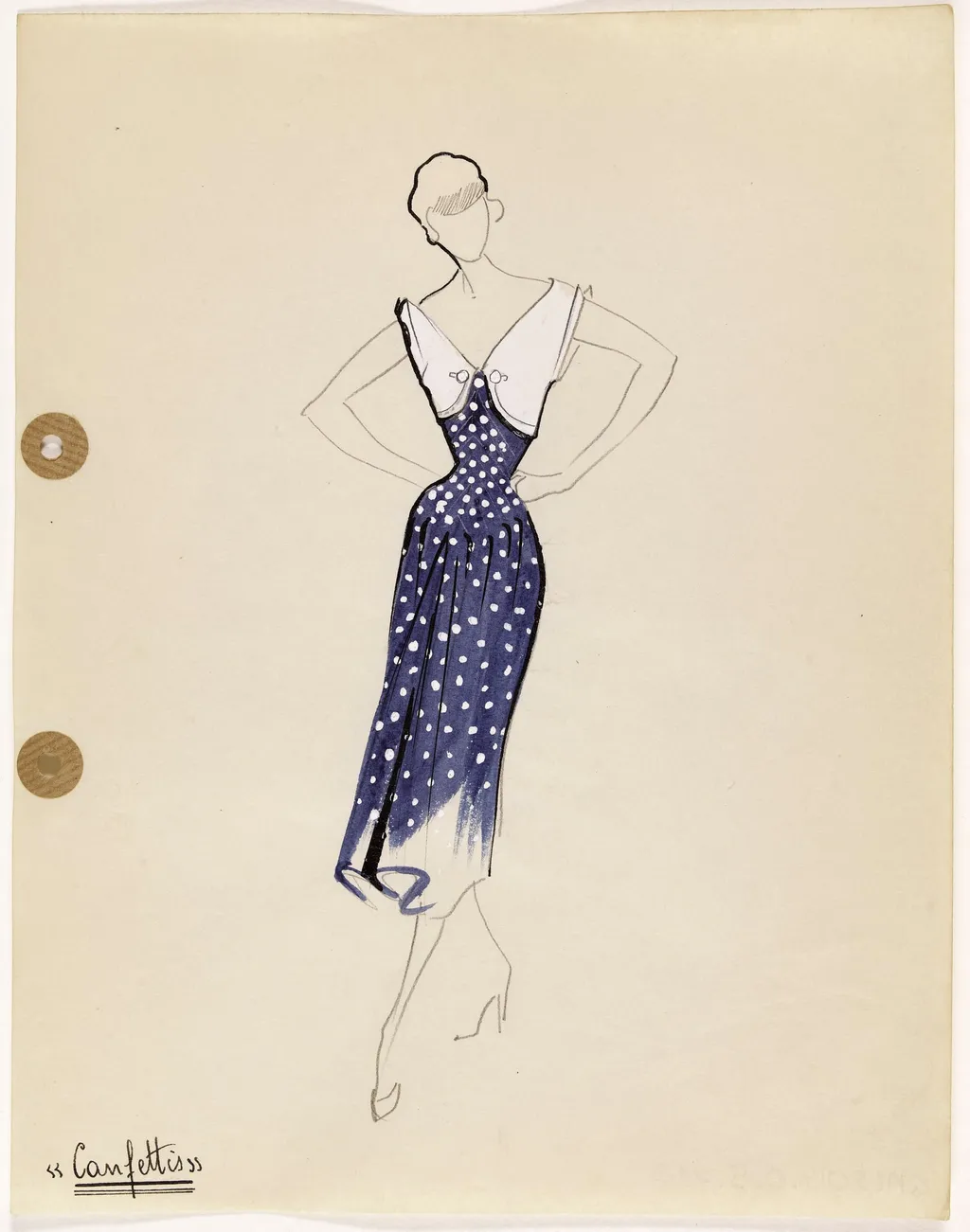 'Confettis', by Carven, 1949