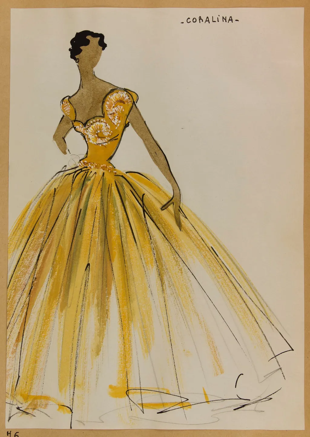 Coralina, by Carven, 1952