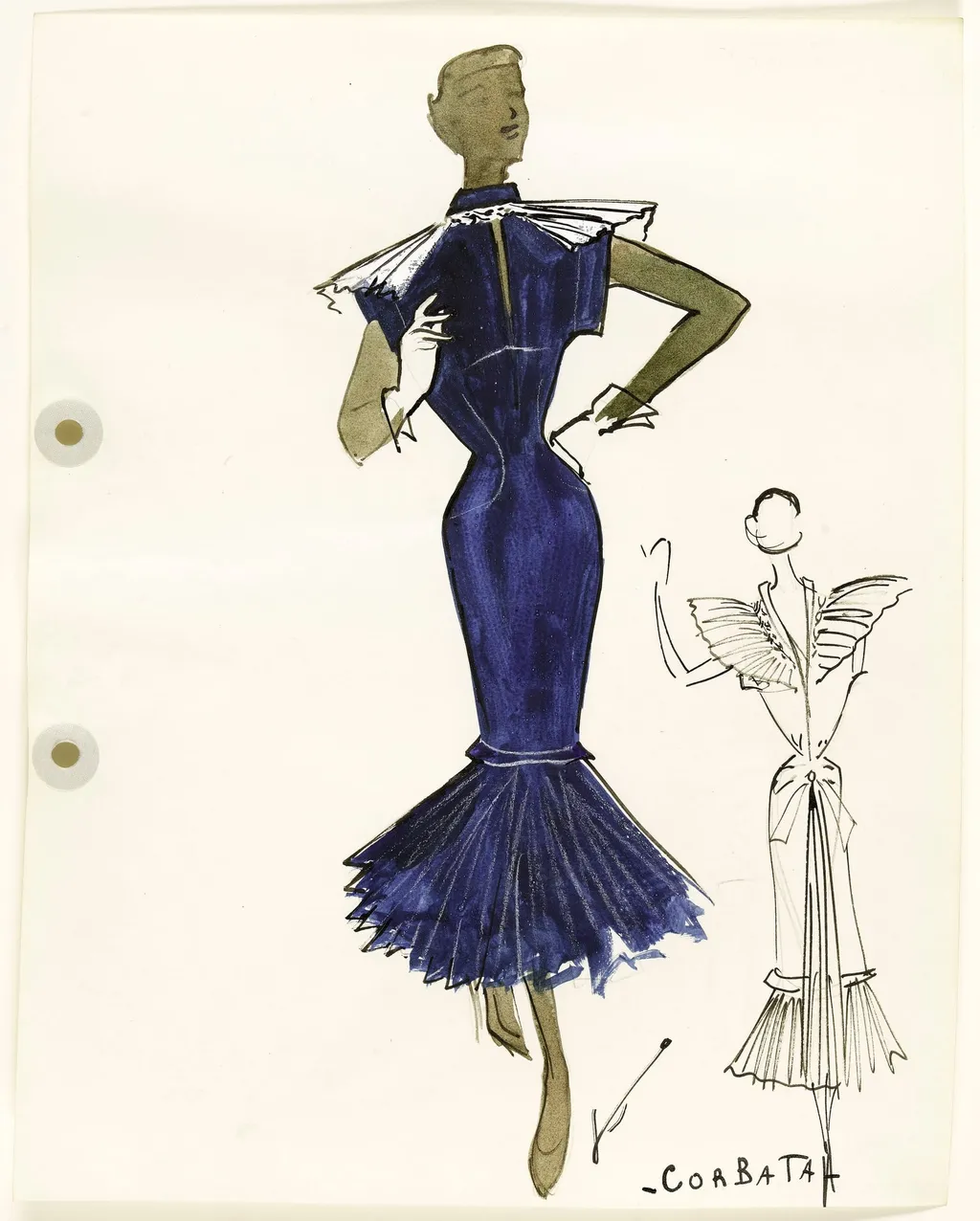 'Corbata', by Carven, 1951