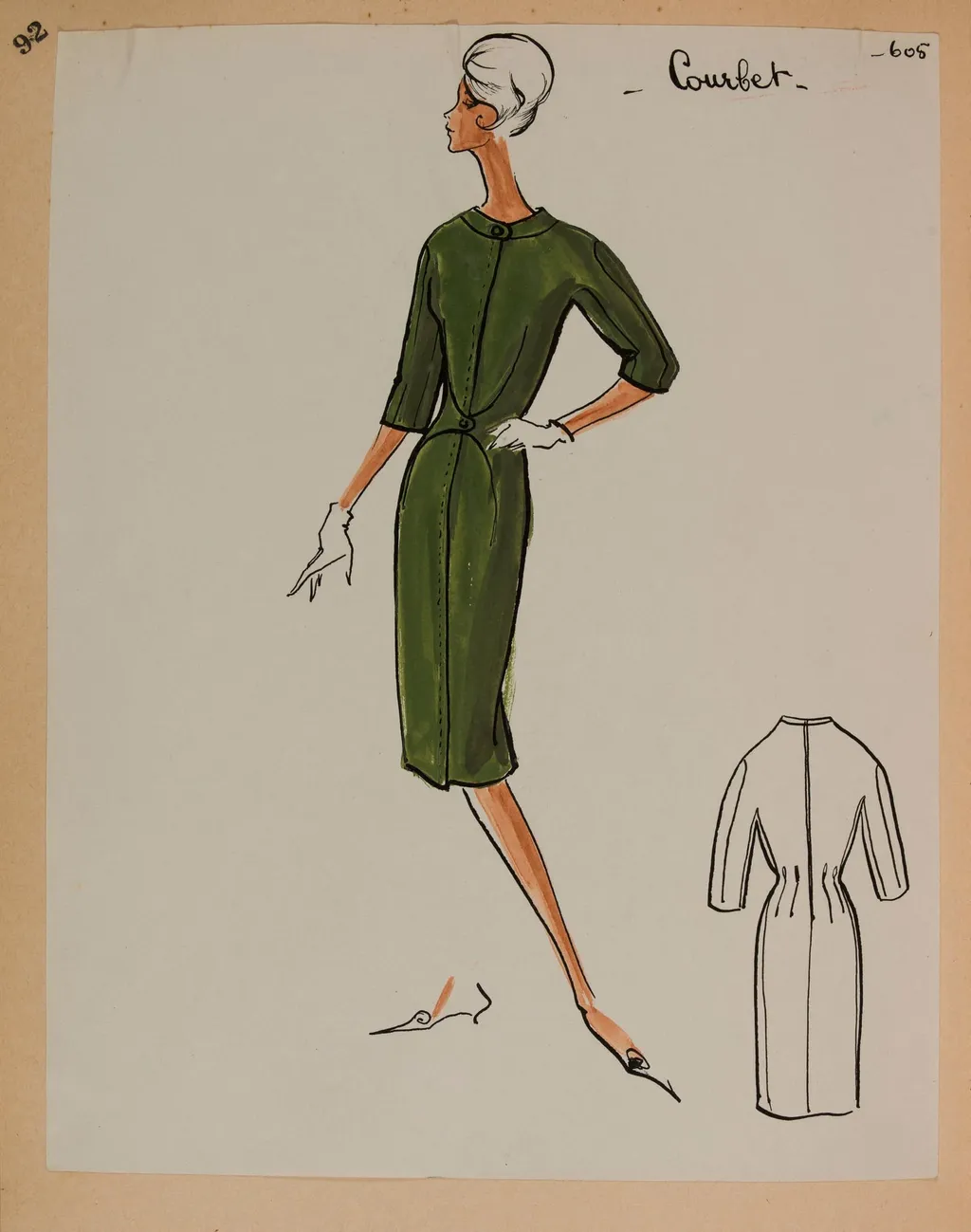 Courbet, by Carven, 1958