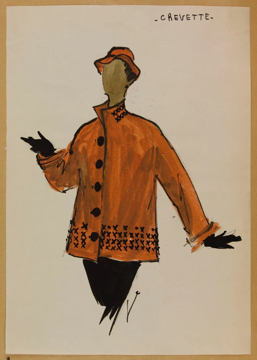 Crevette, by Carven, 1952