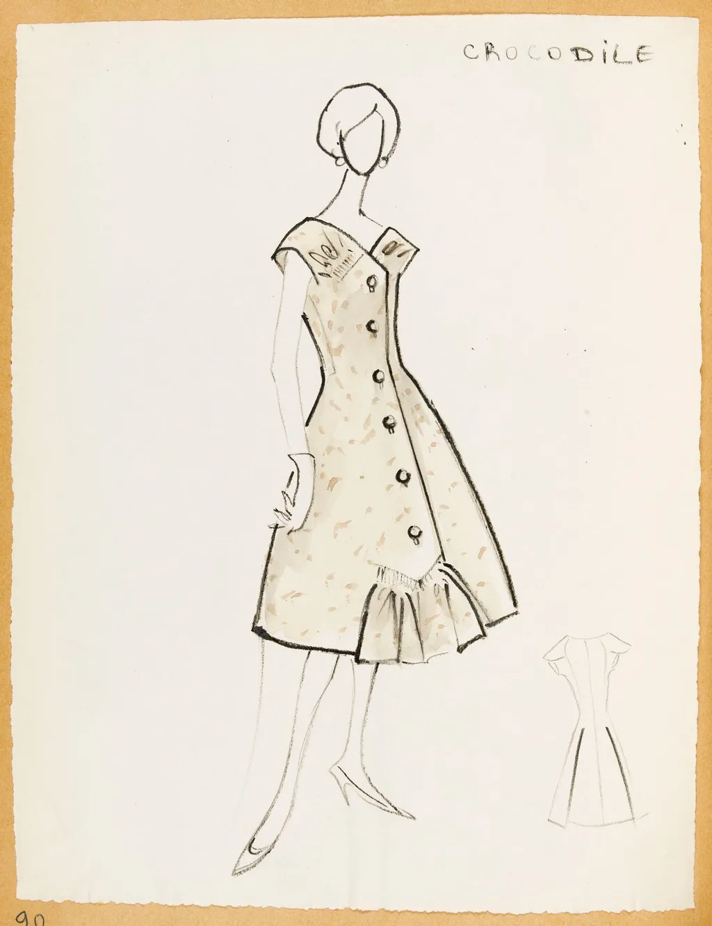 Crocodile, by Carven, 1957