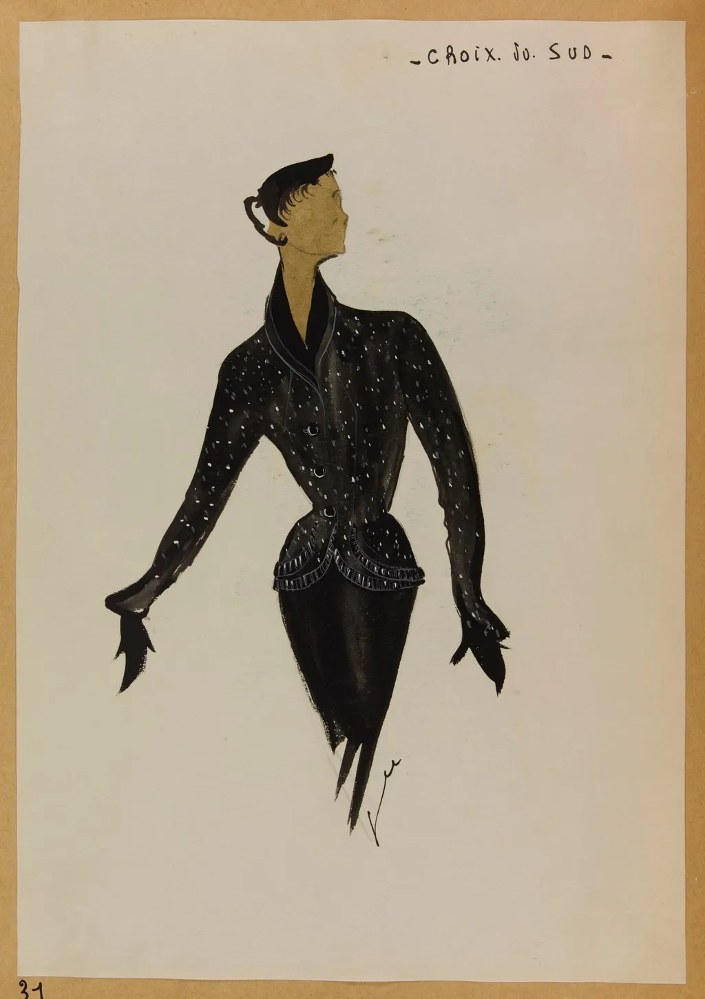 Croix du Sud, by Carven, 1952