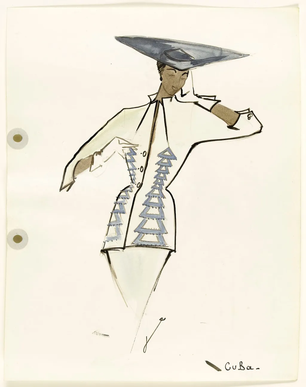 'Cuba', by Carven, 1951
