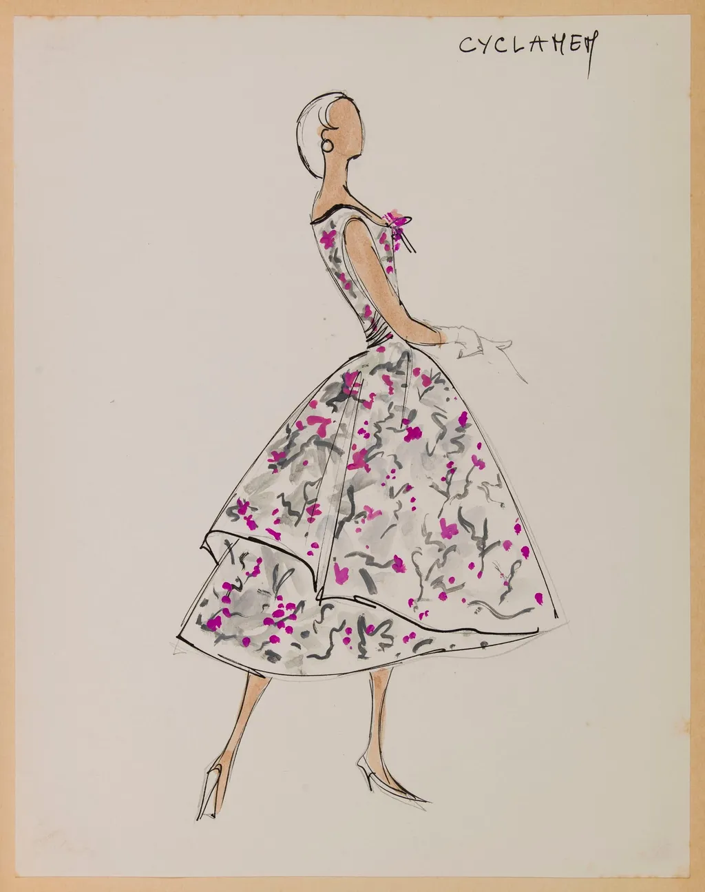 Cyclamen, by Carven, 1956