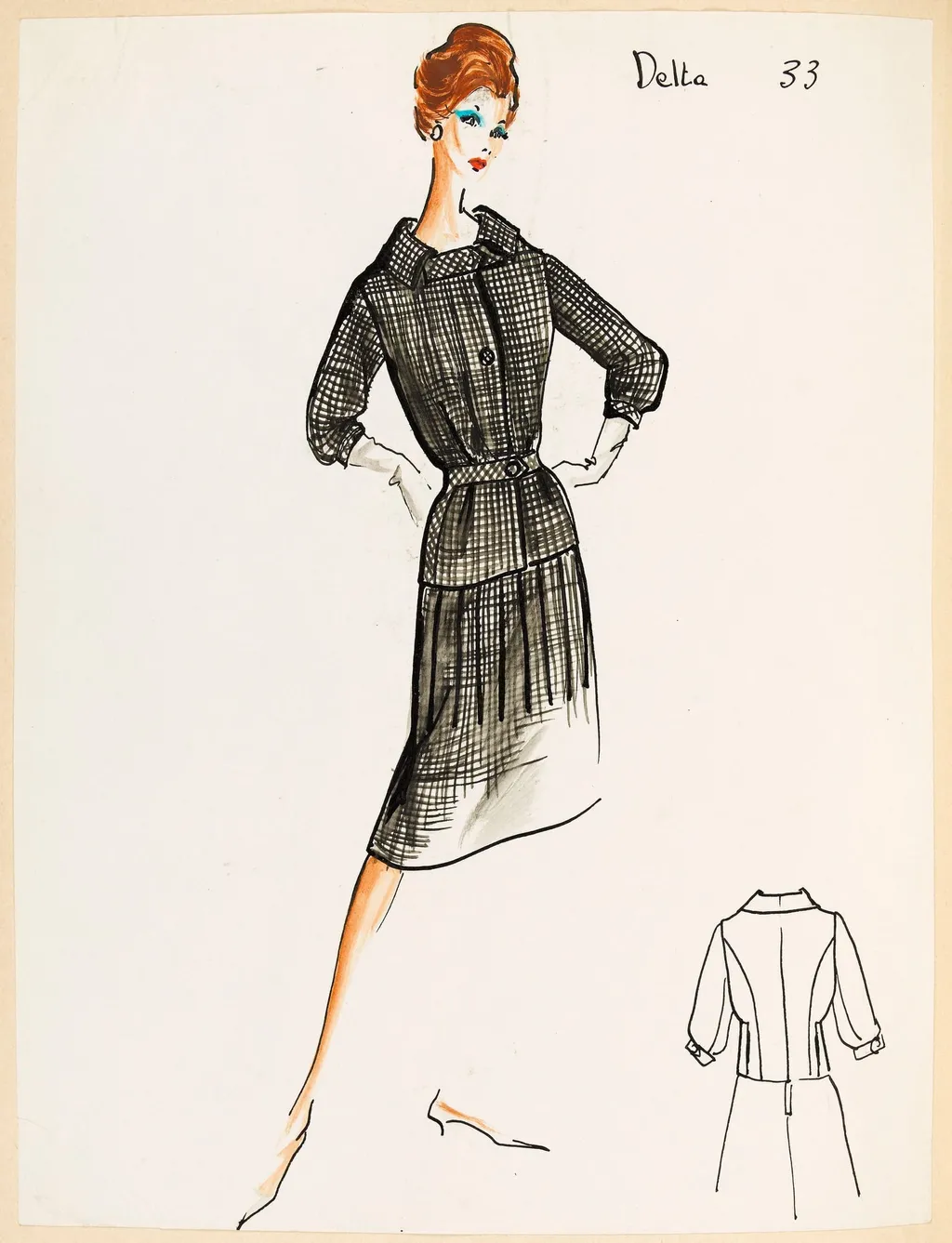 Delta, by Carven, 1959