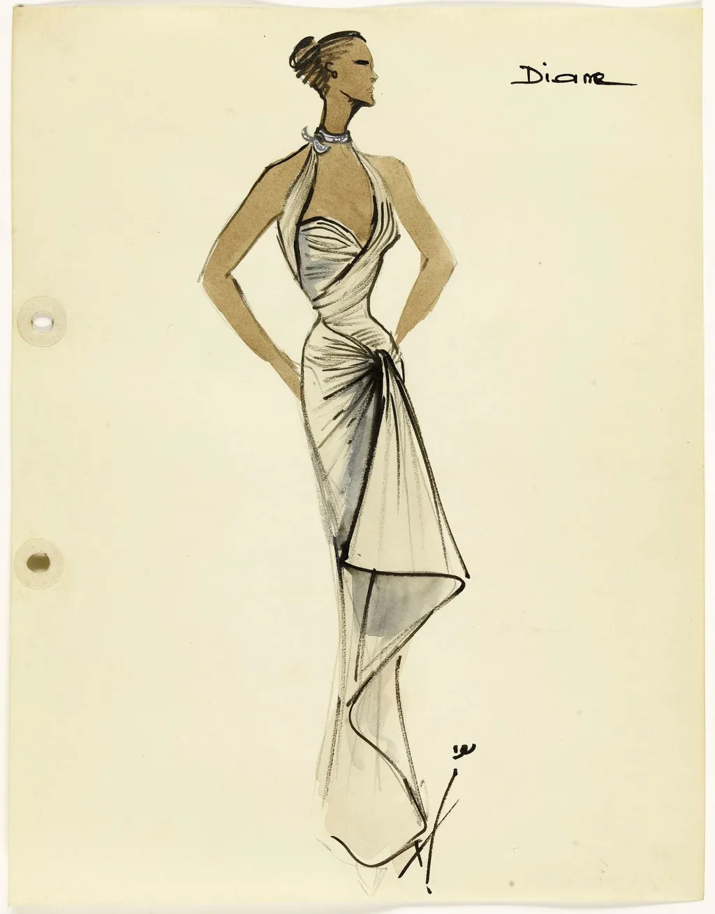 'Diane', by Carven, 1951