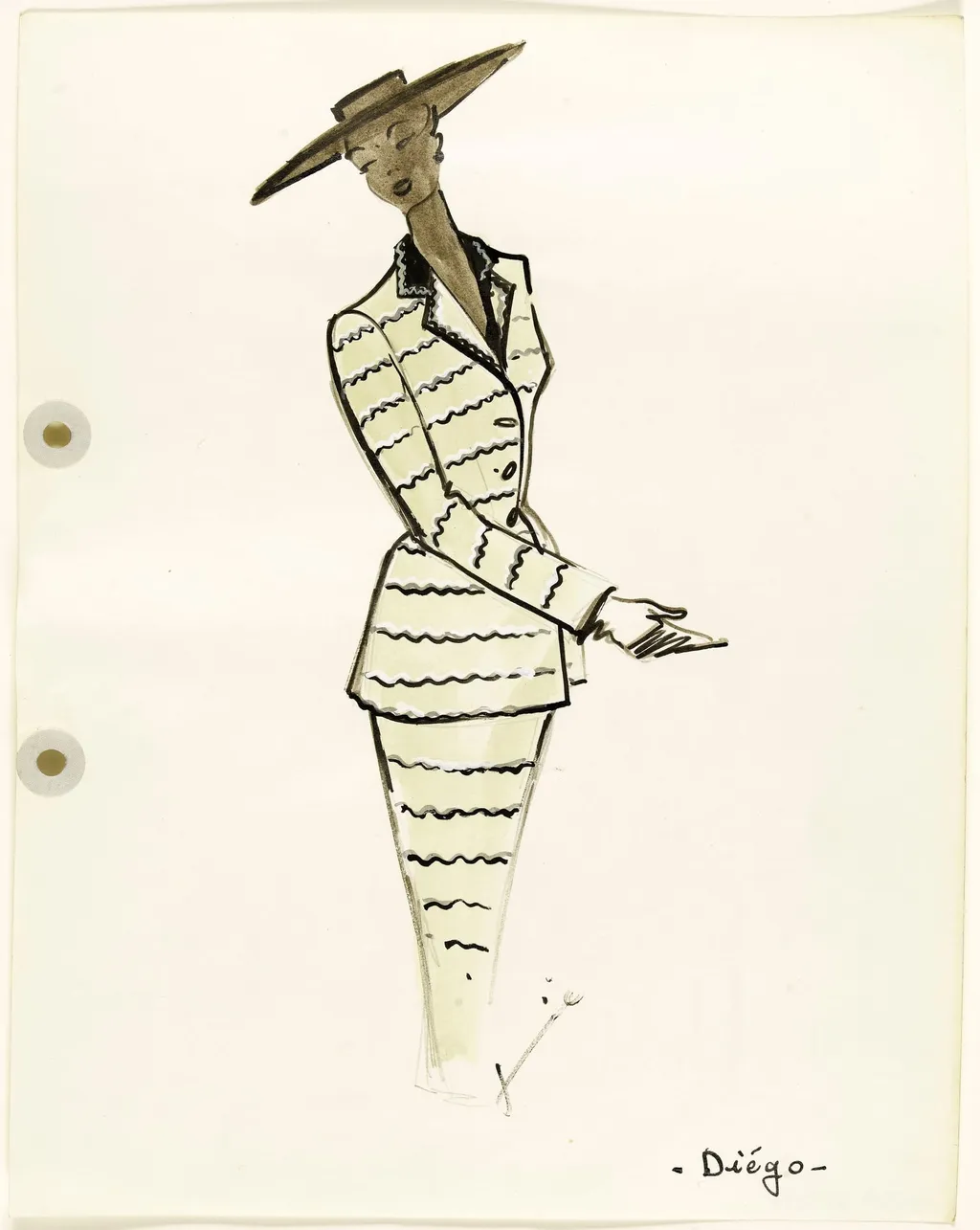 'Diégo', by Carven, 1951