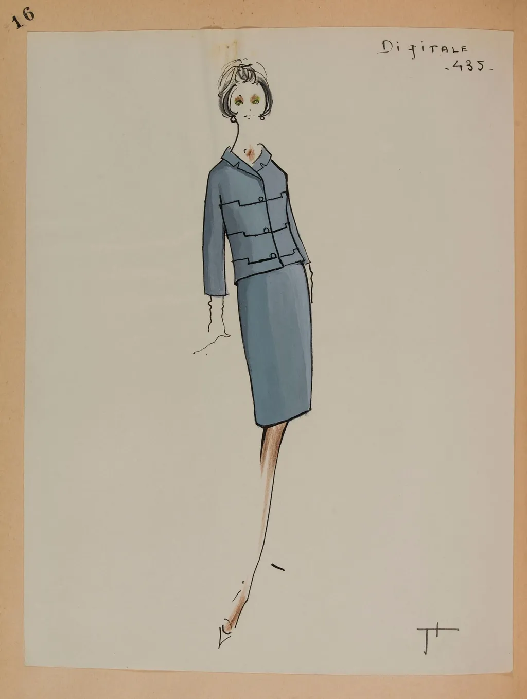 Digitale, by Carven, 1963