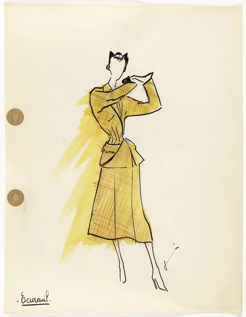 'Ecureuil', by Carven, 1949
