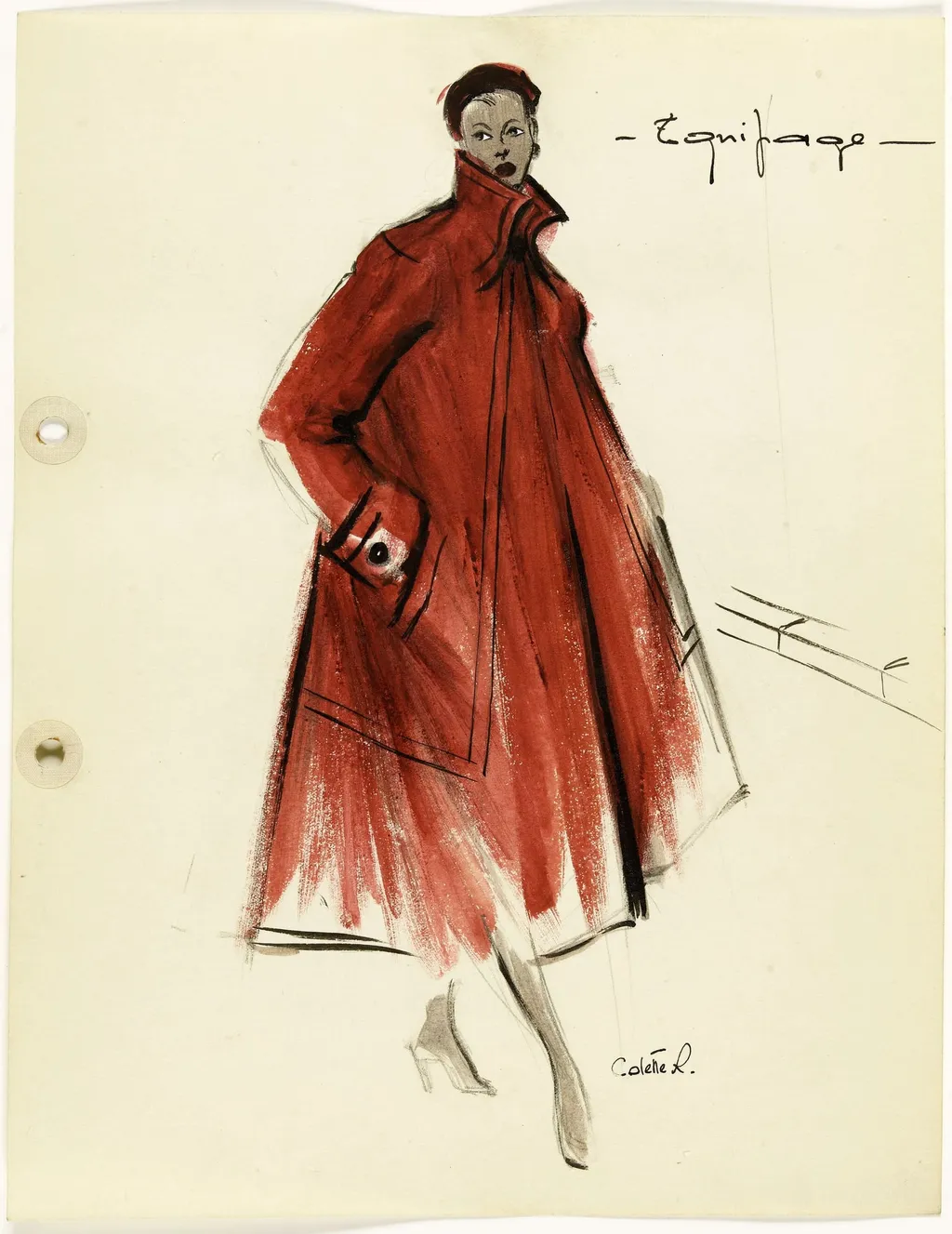 'Equipage', by Carven, 1951
